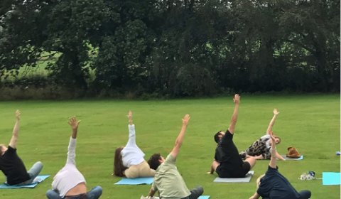 Yoga on the Lawn